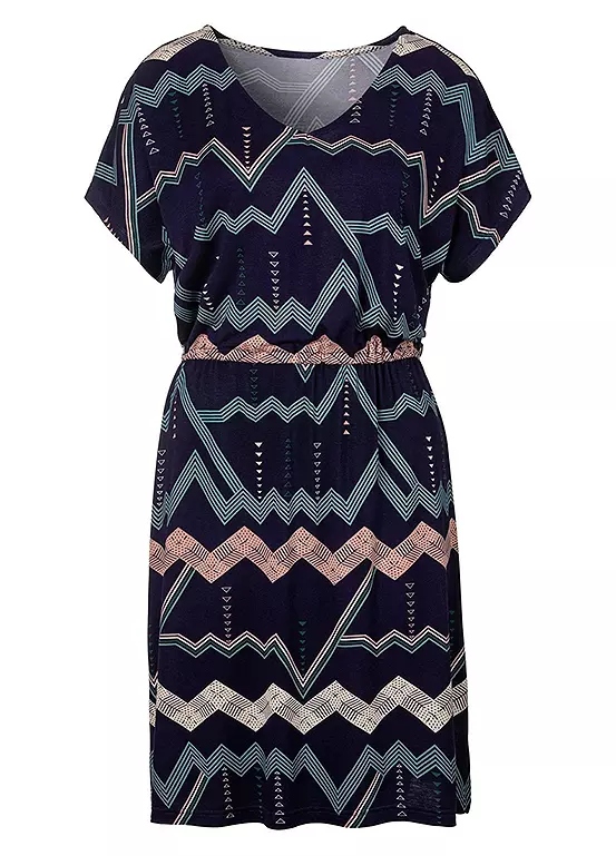 LASCANA Patterned Sleep Shirt 2 LASCANA Patterned Sleep Shirt - Image 2