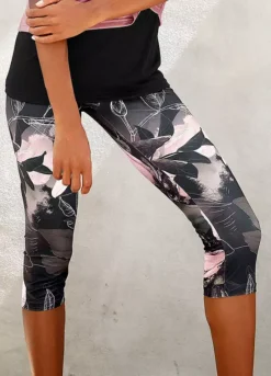 LASCANA Printed Capri Leggings
