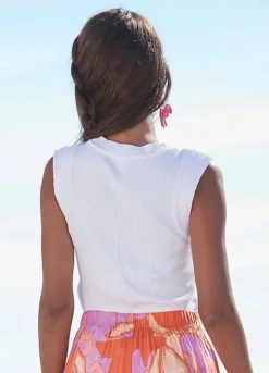 LASCANA Ribbed Vest Top -Daily Bra Store LASCANA Ribbed Vest Top15150038FRSP W01