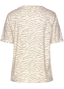 LASCANA Round Neck Short Sleeve Pyjama Top -Daily Bra Store LASCANA Round Neck Short Sleeve Pyjama Top37447246FRSC W01