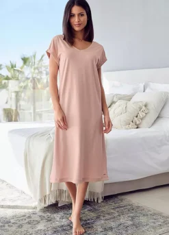 LASCANA Short Sleeve Nightie