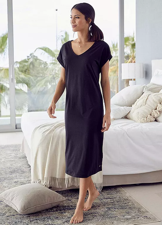 LASCANA Short Sleeve Nightie 5 LASCANA Short Sleeve Nightie - Image 5