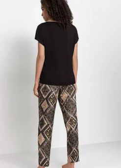 LASCANA Short Sleeve Pyjama Set -Daily Bra Store LASCANA Short Sleeve Pyjama Set32183013FRSP W01