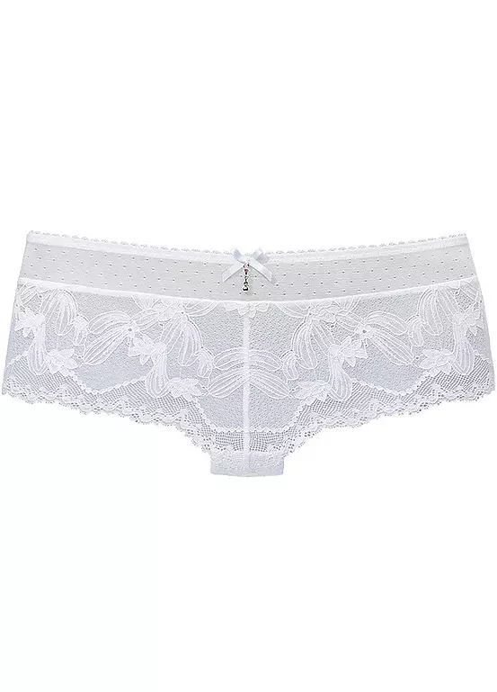 LASCANA Transparent Soft Mesh Briefs 2 LASCANA Transparent Soft Mesh Briefs - Image 2