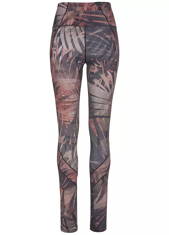 LASCANA Tropical Leaf Print Leggings 4 LASCANA Tropical Leaf Print Leggings - Image 4