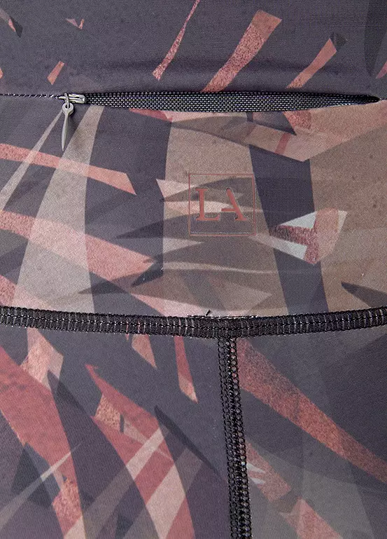 LASCANA Tropical Leaf Print Leggings 5 LASCANA Tropical Leaf Print Leggings - Image 5