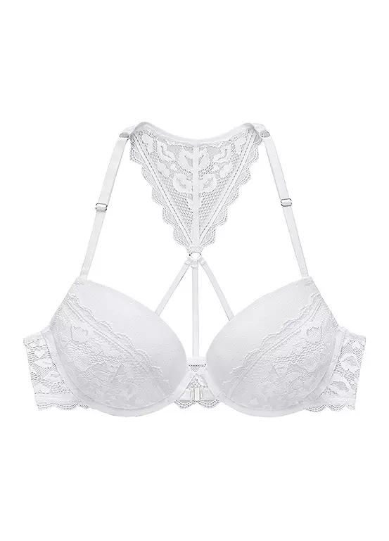 LASCANA Underwired Lace Push Up Bra 2 LASCANA Underwired Lace Push Up Bra - Image 2