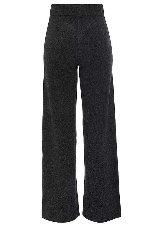 LASCANA Wide Leg Knitted Joggers 4 LASCANA Wide Leg Knitted Joggers - Image 4