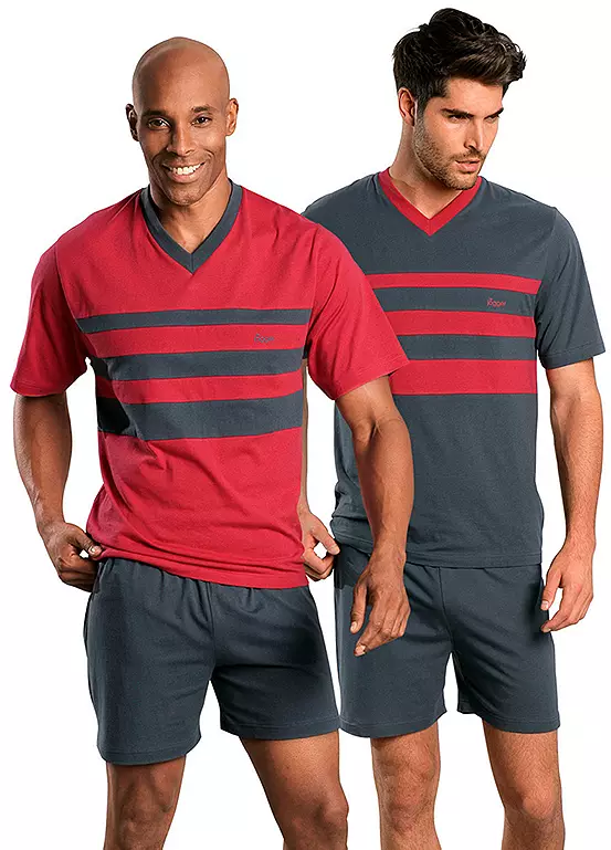 Le Jogger Pack Of 2 Short Pyjamas 1 Le Jogger Pack Of 2 Short Pyjamas