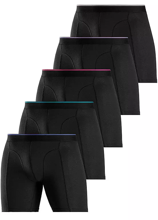 Le Jogger Pack Of 5 Long Boxers 1 Le Jogger Pack Of 5 Long Boxers