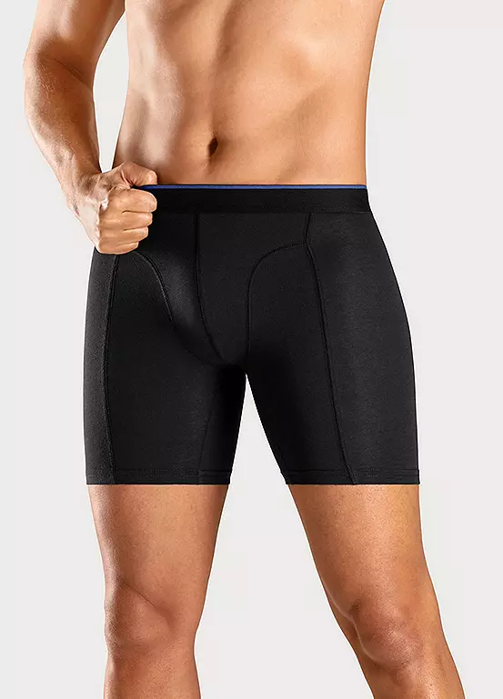 Le Jogger Pack Of 5 Long Boxers 2 Le Jogger Pack Of 5 Long Boxers - Image 2