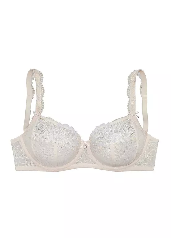 Nuance Floral Lace Underwired Full-Cup Bra 2 Nuance Floral Lace Underwired Full-Cup Bra - Image 2