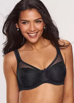 Nuance Jacquard Lace Minimiser Bra