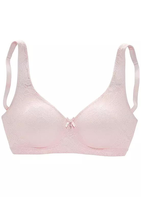 Nuance Jacquard Lace Non-Wired Minimiser Bra 5 Nuance Jacquard Lace Non-Wired Minimiser Bra - Image 5