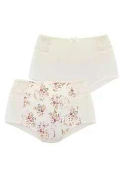 Nuance Pack Of 2 Mid Waist Full Briefs