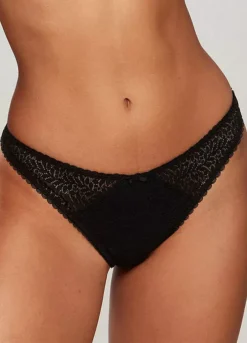 Nuance Transparent Lace Thong