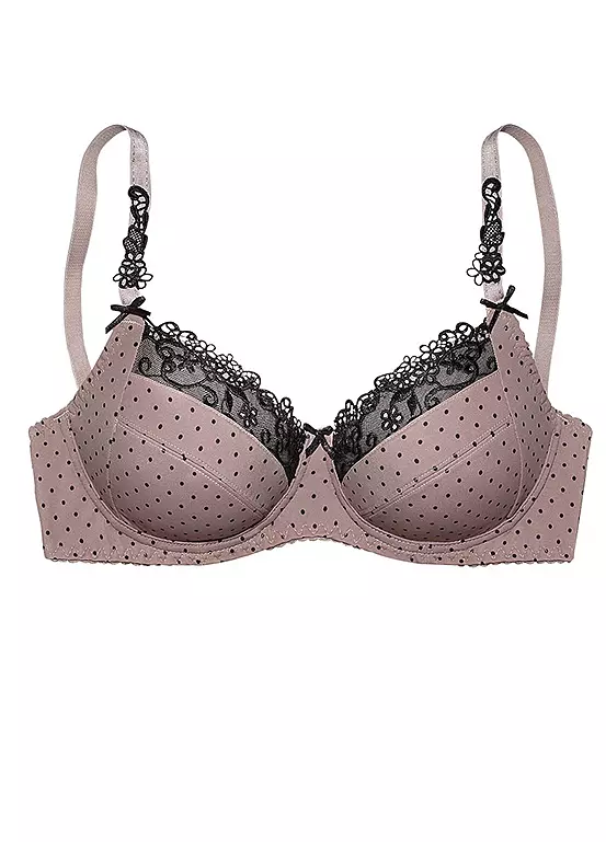 Nuance Underwired Embroidered Trim Bra 3 Nuance Underwired Embroidered Trim Bra - Image 3