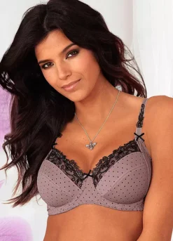 Nuance Underwired Embroidered Trim Bra 8 Nuance Underwired Embroidered Trim Bra -Daily Bra Store Nuance Underwired Embroidered Trim Bra401453FRSL