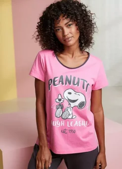 Peanuts Printed Pyjama Set 8 Peanuts Printed Pyjama Set -Daily Bra Store Peanuts Printed Pyjama Set71212169FRSP W02