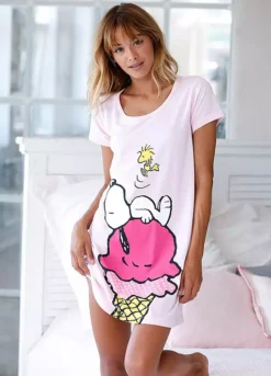 Peanuts Snoopy Print Nightshirt