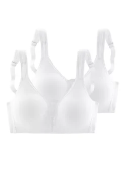 Petite Fleur 2 Pack Of Non-Underwired Bras 8 Petite Fleur 2 Pack Of Non-Underwired Bras -Daily Bra Store Petite Fleur 2 Pack of Non Underwired Bras63949733FRSC