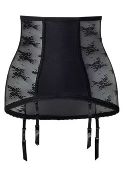 Petite Fleur Gold Suspender Belt