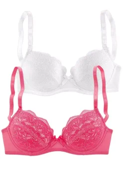 Petite Fleur Pack Of 2 Balconette Bras -Daily Bra Store Petite Fleur Pack of 2 Balconette Bras18485209FRSC