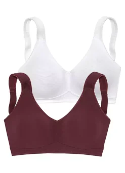Petite Fleur Pack Of 2 Seamless Bras -Daily Bra Store Petite Fleur Pack of 2 Seamless Bras15228230FRSC