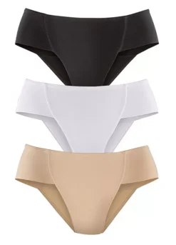 Petite Fleur Pack Of 3 Control Briefs