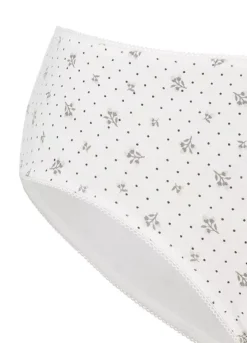 Petite Fleur Pack Of 6 Mid Waist Full Briefs 9 Petite Fleur Pack Of 6 Mid Waist Full Briefs -Daily Bra Store Petite Fleur Pack of 6 Mid Waist Full Briefs57029518FRSC W02