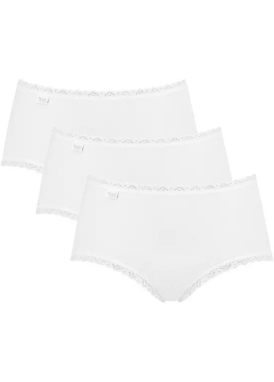 Sloggi Pack Of 3 Cotton Midi Briefs 4 Sloggi Pack Of 3 Cotton Midi Briefs - Image 4