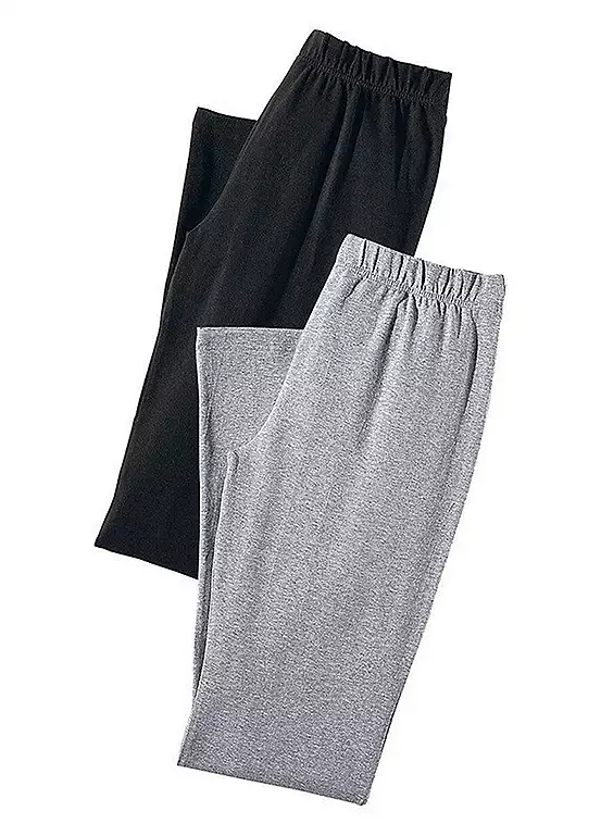 Vivance Active Pack Of 2 Capri Trousers 2 Vivance Active Pack Of 2 Capri Trousers - Image 2