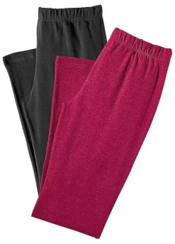 Vivance Active Pack Of 2 Capri Trousers 9 Vivance Active Pack Of 2 Capri Trousers -Daily Bra Store Vivance Active Pack of 2 Capri Trousers618182FRSC