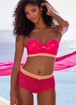 Vivance Contrast Waist Lace Brazilian Briefs -Daily Bra Store Vivance Contrast Waist Lace Brazilian Briefs99979512FRSP W01