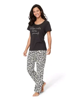 Vivance Dreams 3 Piece Printed Pyjama Set