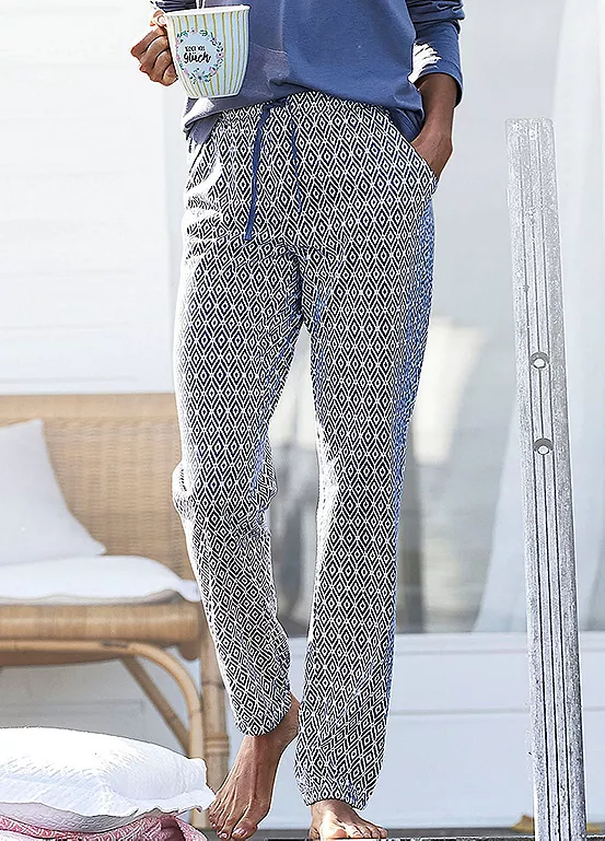 Vivance Dreams All-Over Printed Pyjama Bottoms 1 Vivance Dreams All-Over Printed Pyjama Bottoms