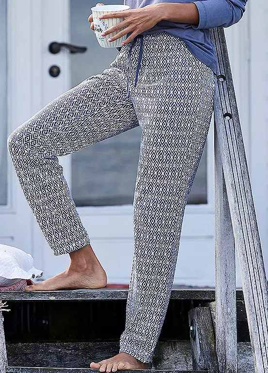 Vivance Dreams All-Over Printed Pyjama Bottoms 3 Vivance Dreams All-Over Printed Pyjama Bottoms - Image 3