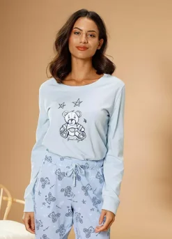 Vivance Dreams Bear Print Pyjamas -Daily Bra Store Vivance Dreams Bear Print Pyjamas69556131FRSP W01