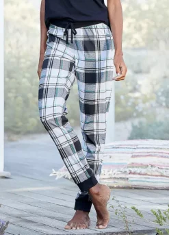 Vivance Dreams Checked Pyjama Bottoms