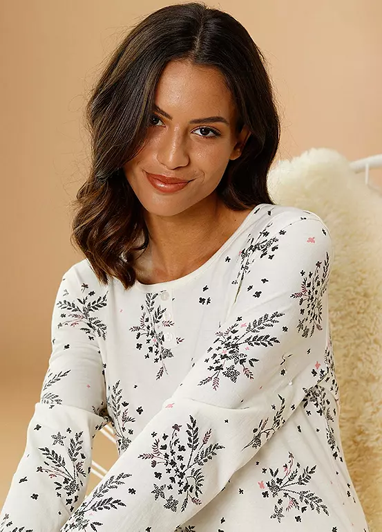 Vivance Dreams Floral Nightie 3 Vivance Dreams Floral Nightie - Image 3