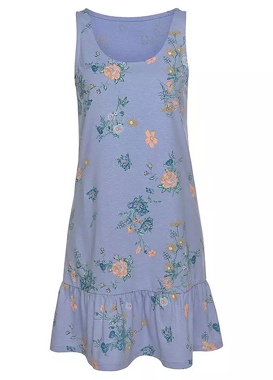 Vivance Dreams Floral Print Nightie 4 Vivance Dreams Floral Print Nightie - Image 4