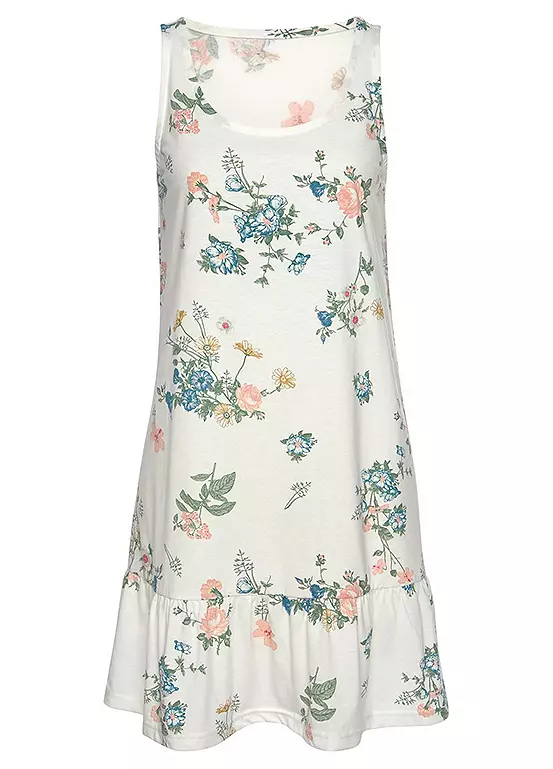 Vivance Dreams Floral Print Nightie 2 Vivance Dreams Floral Print Nightie - Image 2