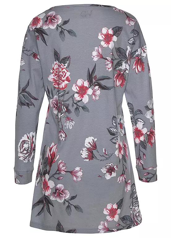 Vivance Dreams Floral Short Nightie 4 Vivance Dreams Floral Short Nightie - Image 4