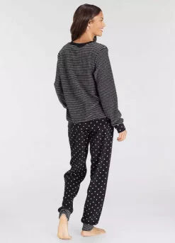 Vivance Dreams Heart Print Stripe Pyjamas -Daily Bra Store Vivance Dreams Heart Print Stripe Pyjamas52594739FRSP W01