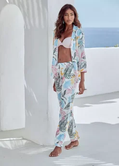 Vivance Dreams Leaf Print Pyjamas 7 Vivance Dreams Leaf Print Pyjamas -Daily Bra Store Vivance Dreams Leaf Print Pyjamas69524956FRSP W01