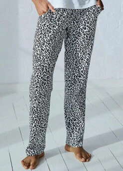 Vivance Dreams Leopard Print Pyjama Bottoms