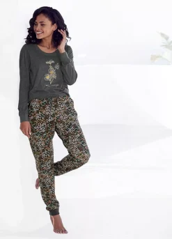 Vivance Dreams Long Sleeve Floral Pyjama Set