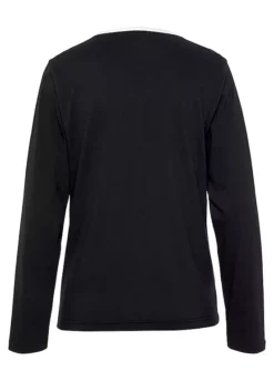 Vivance Dreams Long Sleeved V-Neck Pyjama Top 8 Vivance Dreams Long Sleeved V-Neck Pyjama Top -Daily Bra Store Vivance Dreams Long Sleeved V Neck Pyjama Top70589019FRSC W01