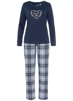 Vivance Dreams Pack Of 2 Check Pyjamas 7 Vivance Dreams Pack Of 2 Check Pyjamas -Daily Bra Store Vivance Dreams Pack of 2 Check Pyjamas98737355FRSC W01