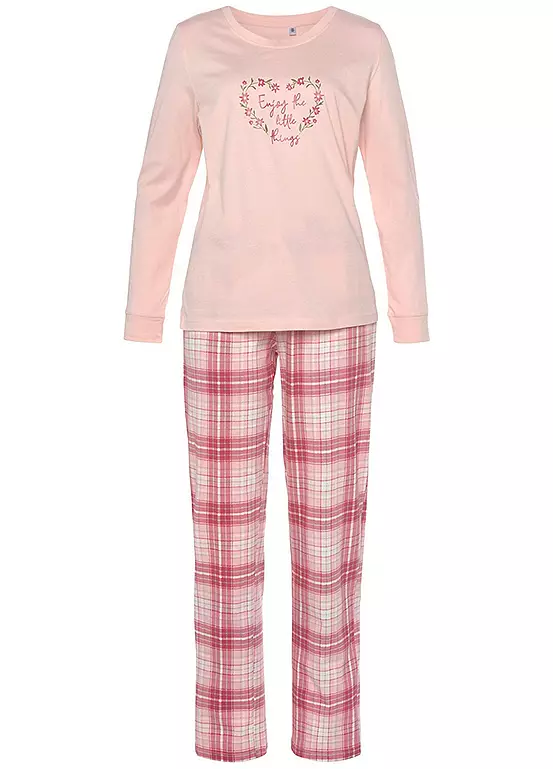 Vivance Dreams Pack Of 2 Check Pyjamas 4 Vivance Dreams Pack Of 2 Check Pyjamas - Image 4